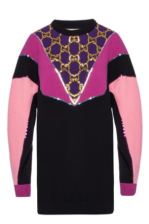 Branded long sweater, zdjęcie 1 Branded long sweater od Gucci